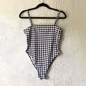 Gingham Bodysuit